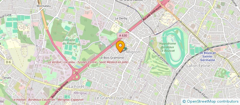 localisation de l'entreprise SIGMA FORMATIONS & CONSEILS  EYSINES