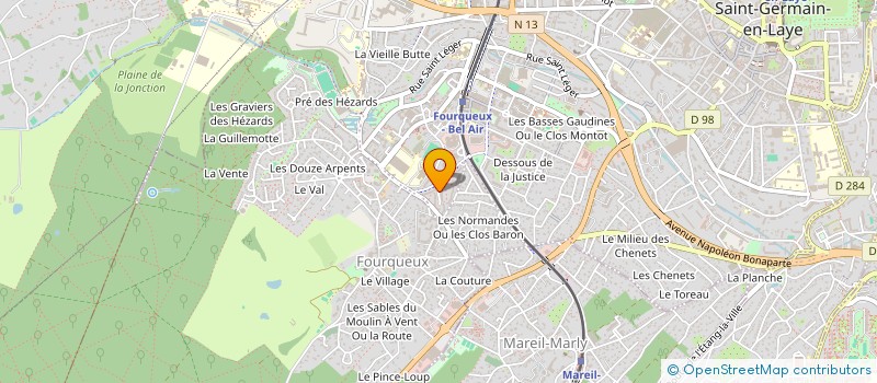 localisation de l'entreprise SIGMA GEO à SAINT-GERMAIN-EN-LAYE