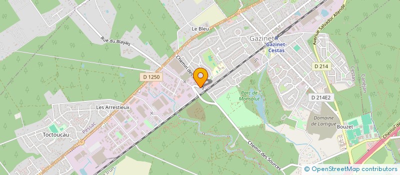 localisation de l'entreprise SIGMA INDUSTRIE  CESTAS