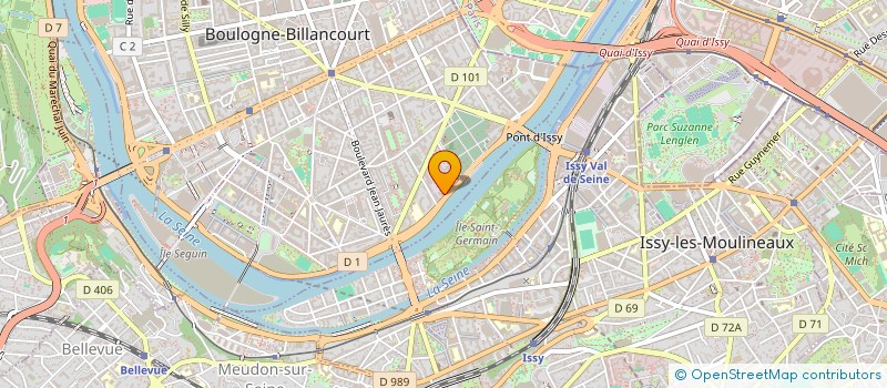 localisation de l'entreprise SIGMA ISOLATION à BOULOGNE-BILLANCOURT