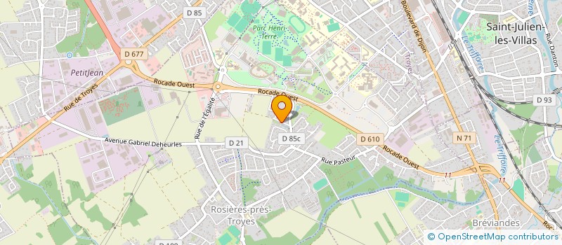 localisation de l'entreprise SIGMA LEGACY  ROSIERES-PRES-TROYES