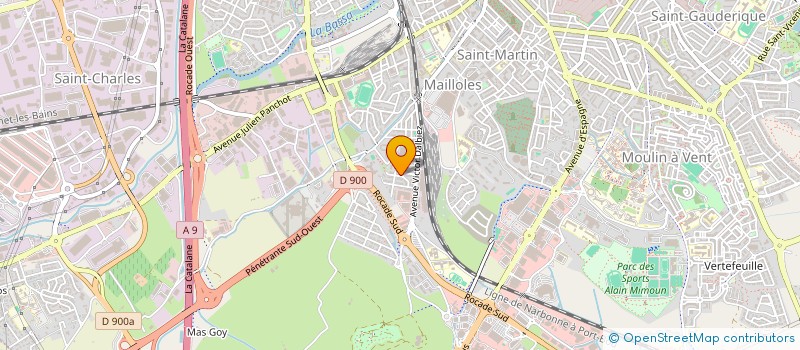 localisation de l'entreprise SIGMA NUTRITION à PERPIGNAN