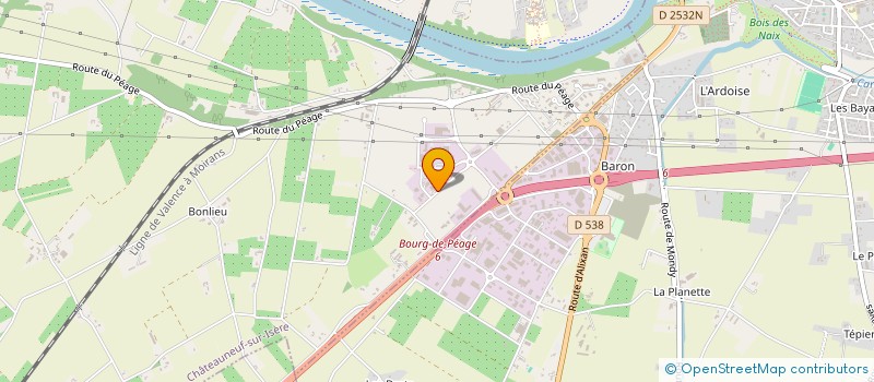 localisation de l'entreprise SIGMA PARTNERS  CHATEAUNEUF-SUR-ISERE