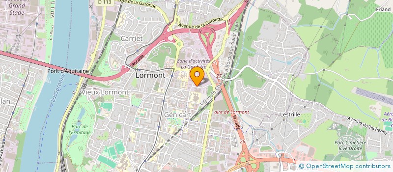 localisation de l'entreprise SIGMA RESEAUX à LORMONT