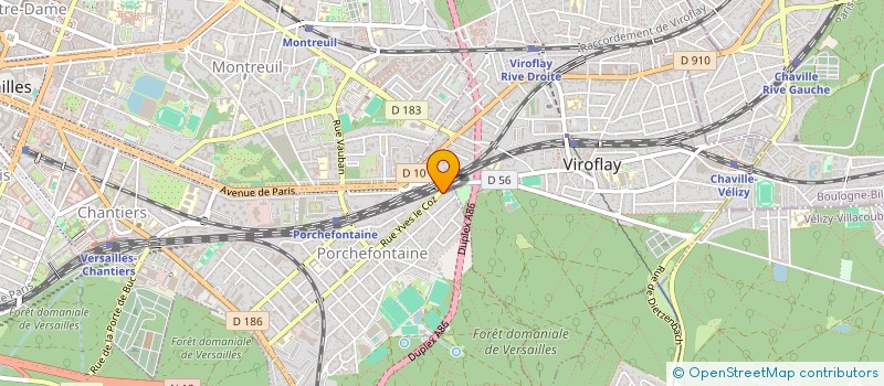 localisation de l'entreprise SIGMA S A R L à VERSAILLES