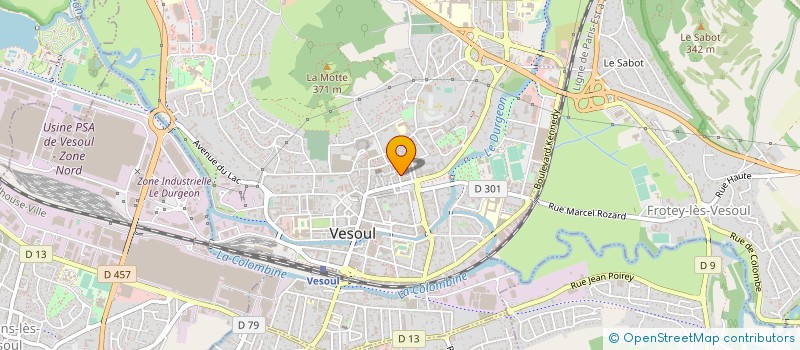 localisation de l'entreprise SIGMA SECURITE à VESOUL