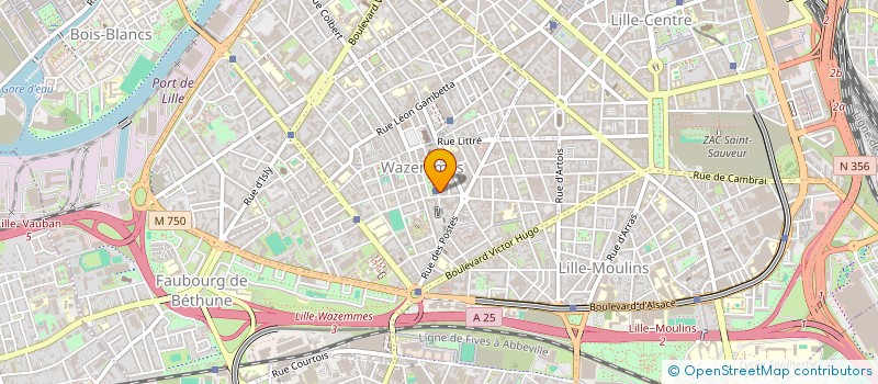 localisation de l'entreprise SIGMA-SERVICES à LILLE