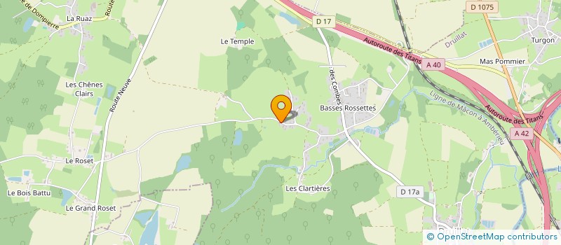 localisation de l'entreprise SIGMA TECHNICOM  DRUILLAT