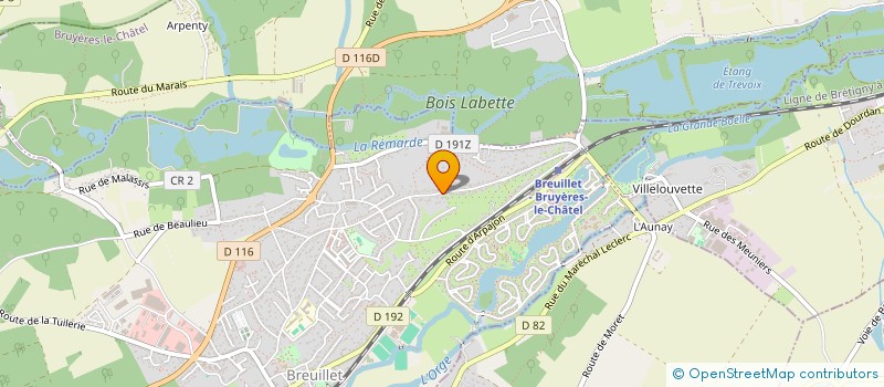 localisation de l'entreprise SIGMA-TELEMATIQUE à BREUILLET