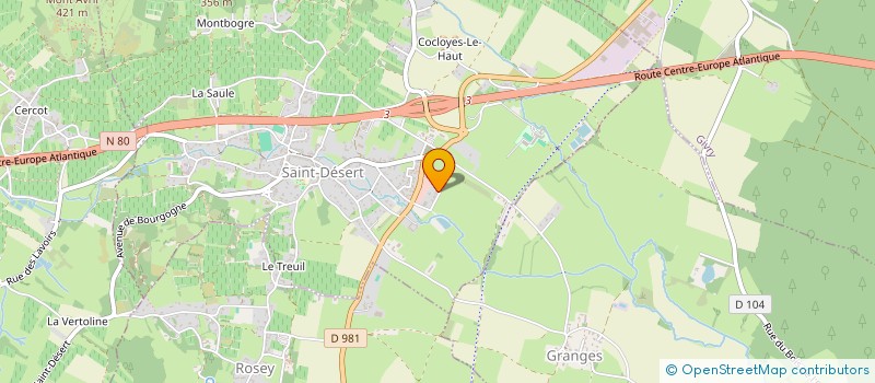 localisation de l'entreprise SIGMAB  SAINT-DESERT