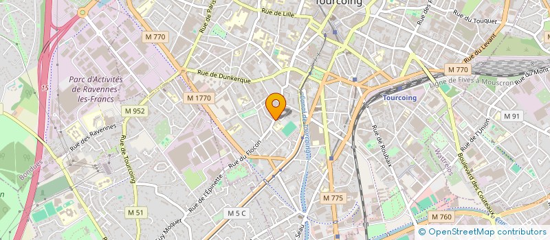 localisation de l'entreprise SIGMAE  TOURCOING