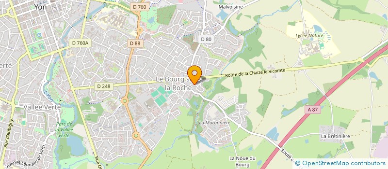 localisation de l'entreprise SIGMALION  LA ROCHE-SUR-YON