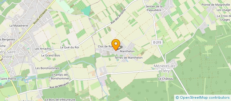localisation de l'entreprise SIGMALOG 4S à MEZIERES-LEZ-CLERY