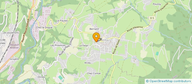 localisation de l'entreprise SIGMALP à VILLAZ
