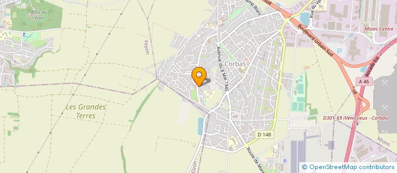 localisation de l'entreprise SIGMANIA à CORBAS