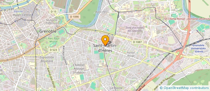 localisation de l'entreprise SIGMATEC  SAINT-MARTIN-D'HERES