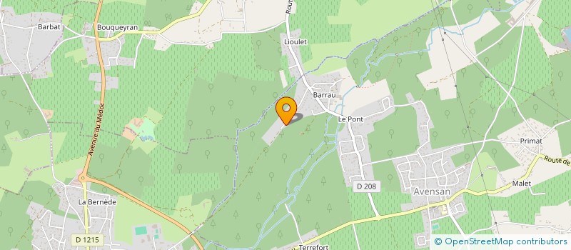 localisation de l'entreprise SIGMATOPO  AVENSAN