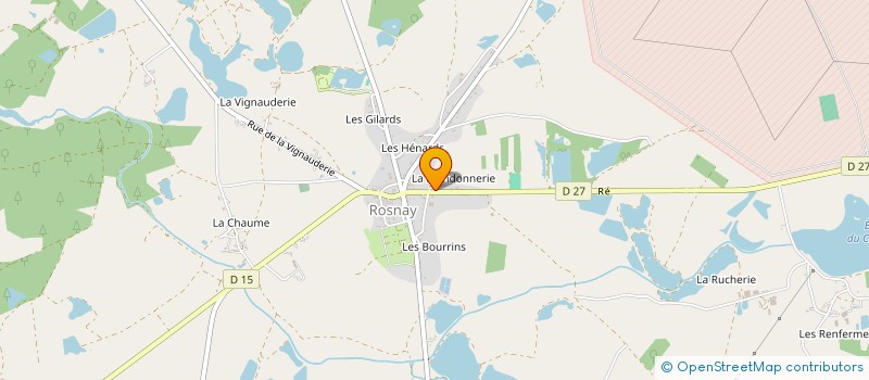 localisation de l'entreprise SIGN & ACTION à ROSNAY
