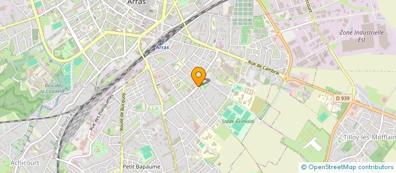 localisation de l'entreprise SIGN'UP à ARRAS