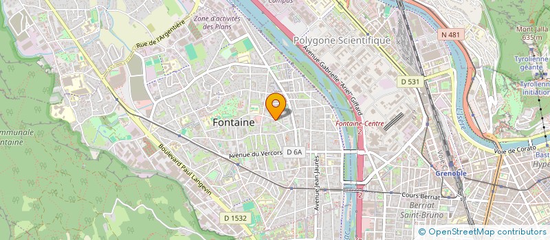 localisation de l'entreprise SIGN'UP  FONTAINE