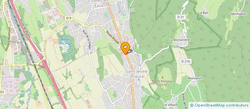 localisation de l'entreprise SIGNA ARCHITECTURE INTERIEUR  SAINT-JEOIRE-PRIEURE