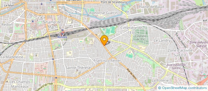 localisation de l'entreprise SIGNA COLORS à RENNES