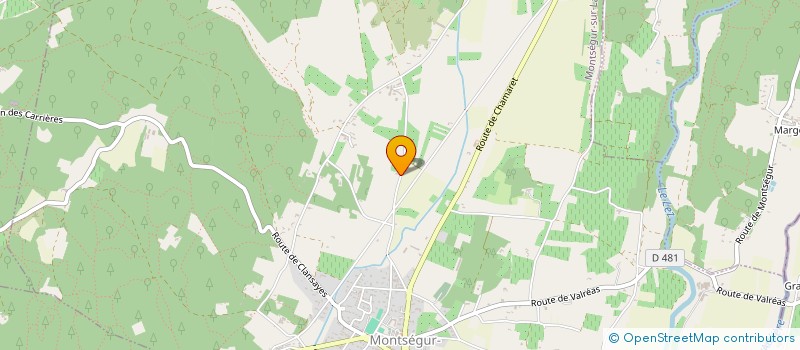 localisation de l'entreprise SIGNA PLAN à MONTSEGUR-SUR-LAUZON