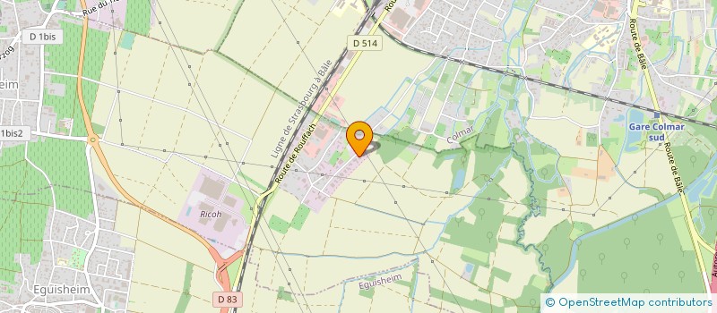 localisation de l'entreprise SIGNA-VC  WETTOLSHEIM