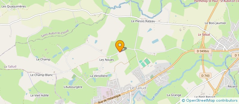 localisation de l'entreprise SIGNABOX  LE TALLUD