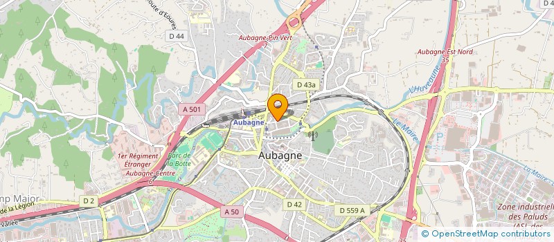 localisation de l'entreprise SIGNACITE  AUBAGNE