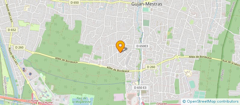 localisation de l'entreprise SIGNAKOM  GUJAN-MESTRAS