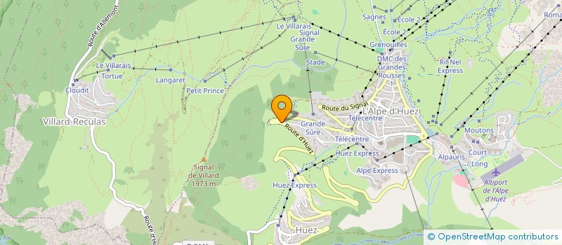 localisation de l'entreprise SIGNAL 2108  HUEZ