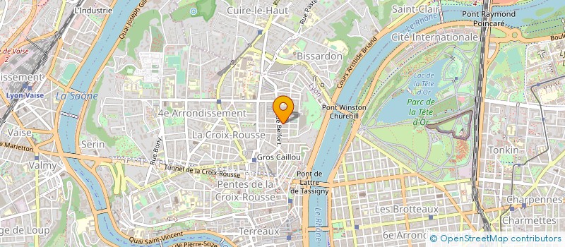 localisation de l'entreprise SIGNAL / BRUIT  LYON