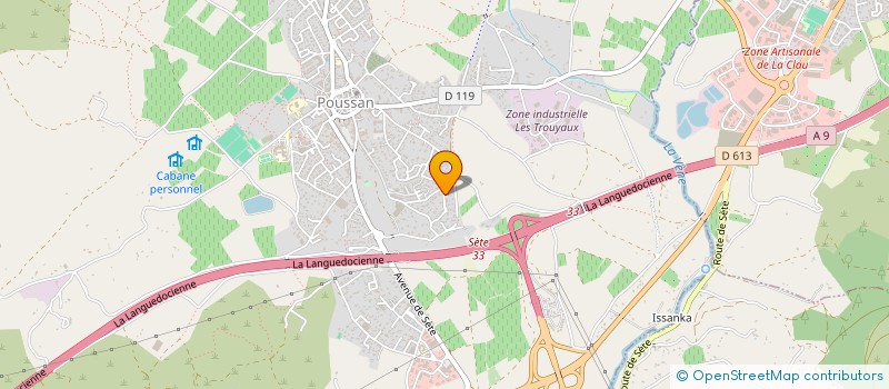 localisation de l'entreprise SIGNAL CARRELAGE  VILLEVEYRAC