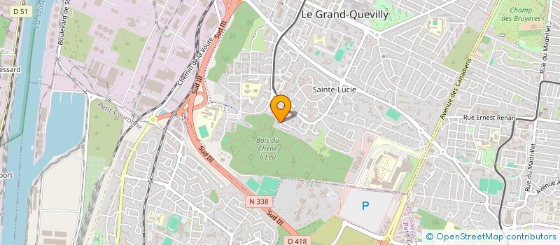 localisation de l'entreprise SIGNAL'CONSEIL à LE GRAND-QUEVILLY