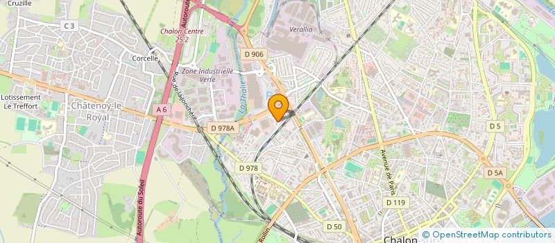 localisation de l'entreprise SIGNAL ' ETHIK  CHALON-SUR-SAONE