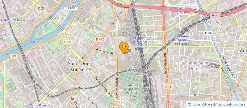 localisation de l'entreprise SIGNAL EVENT à SAINT-OUEN-SUR-SEINE