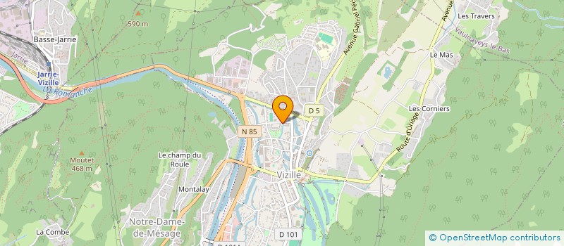 localisation de l'entreprise SIGNAL'O SOL  VIZILLE