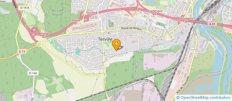 localisation de l'entreprise SIGNAL OPTIQUE SARL à TERVILLE