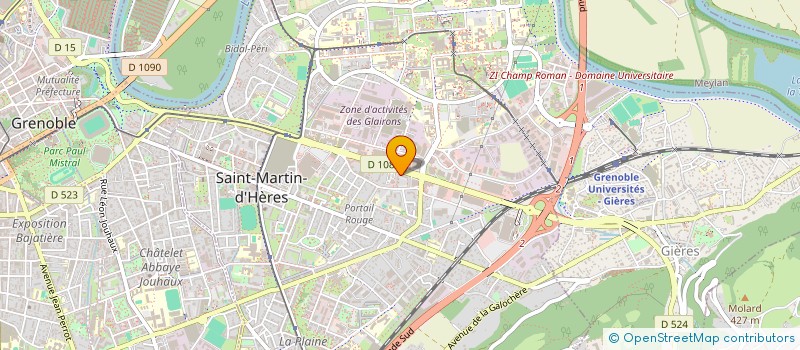 localisation de l'entreprise SIGNAL RECHERCHE ET TECHNOLOGIE à SAINT-MARTIN-D'HERES