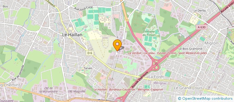 localisation de l'entreprise SIGNALAX  EYSINES