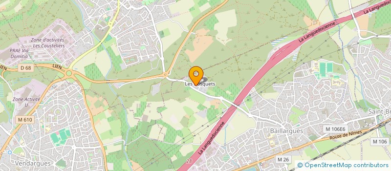 localisation de l'entreprise SIGNALESCENCE à BAILLARGUES