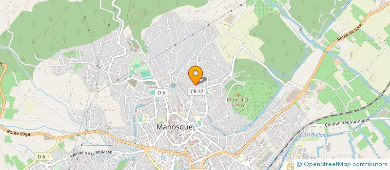 localisation de l'entreprise SIGNALETHIQUE à MANOSQUE