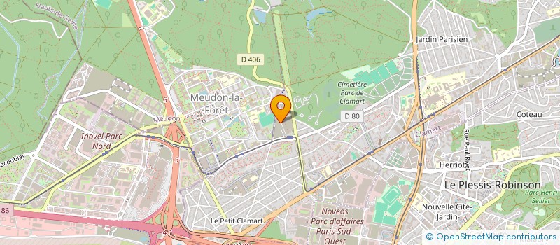 localisation de l'entreprise SIGNALETIK à CLAMART