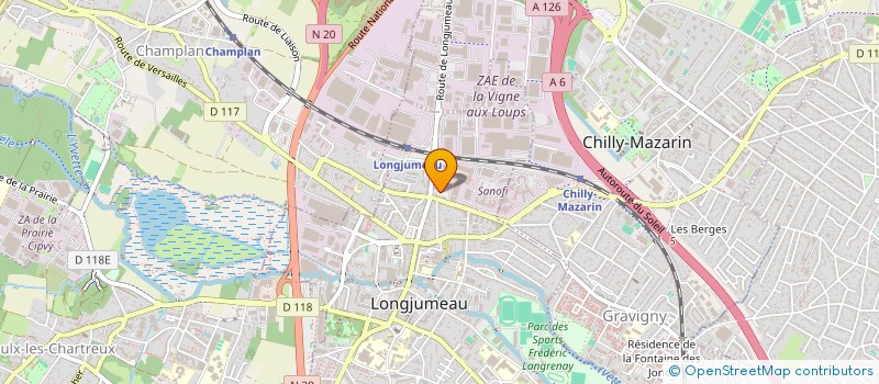 localisation de l'entreprise SIGNALETIQUE ENSEIGNES INDUSTRIELLE  ORMESSON-SUR-MARNE