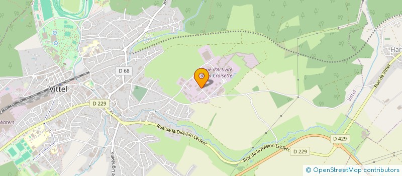 localisation de l'entreprise SIGNALETIQUE SYSTEM  VITTEL