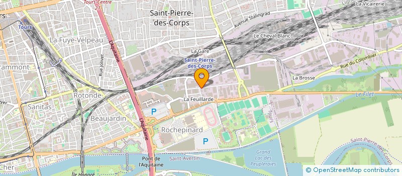 localisation de l'entreprise SIGNALIS FRANCE à SAINT-PIERRE-DES-CORPS