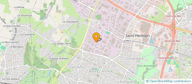 localisation de l'entreprise SIGNALISATION 44 à SAINT-HERBLAIN