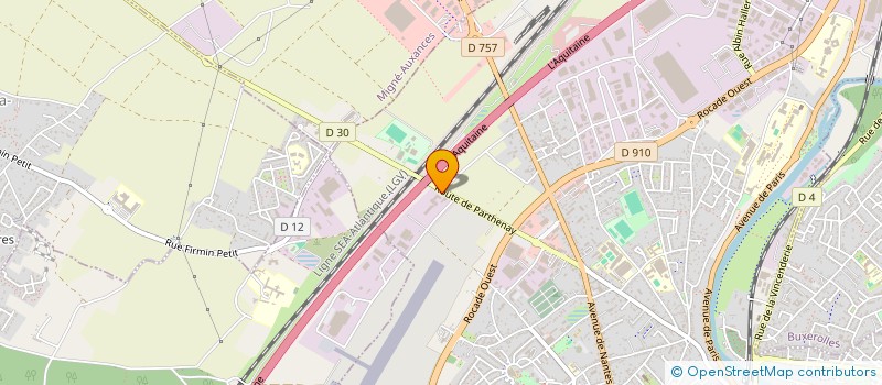localisation de l'entreprise SIGNALISATION 86 à POITIERS