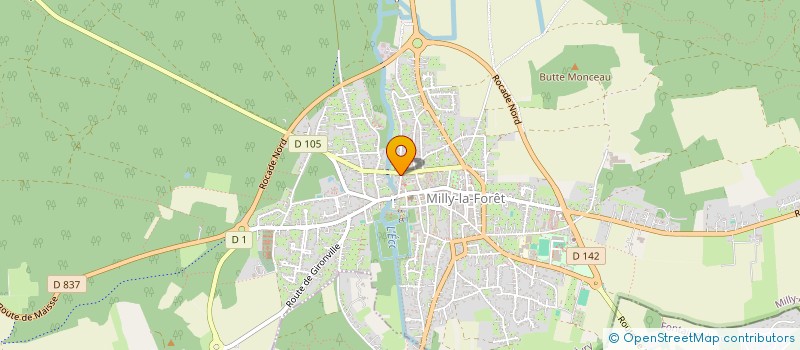 localisation de l'entreprise SIGNALISATION LOCATION SERVICES à MILLY-LA-FORET